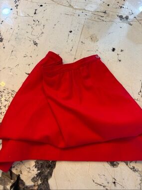 Pendleton Bright Red Circle Skirt